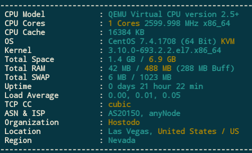 Hostodo – 拉斯维加斯|送DirectAdmin – KVM架构 –  $14.99/年插图