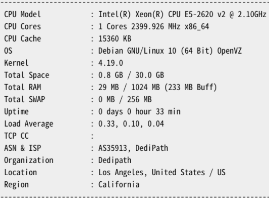 Ethernetservers – 洛杉矶Dedipath机房 – OVZ架构 – 年付$12插图