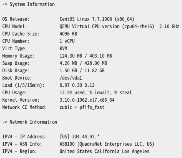 PacificRack – 洛杉矶QN机房 – KVM架构 – 年付$8.8插图